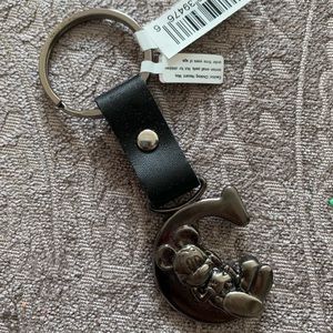 Disney Mickey Mouse Initial “C” key chain